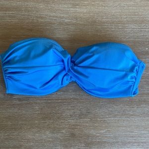 Victoria’s Secret  Blue Bandeau Bikini Top
